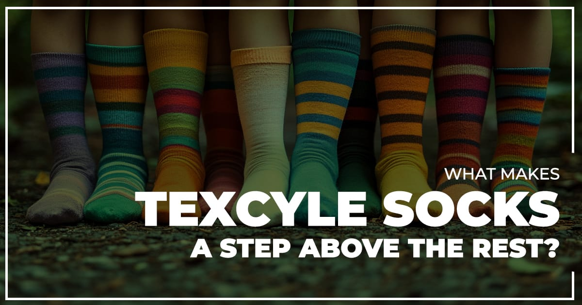 What makes Texcyle socks a step above the rest? Here are 4 features that set us apart