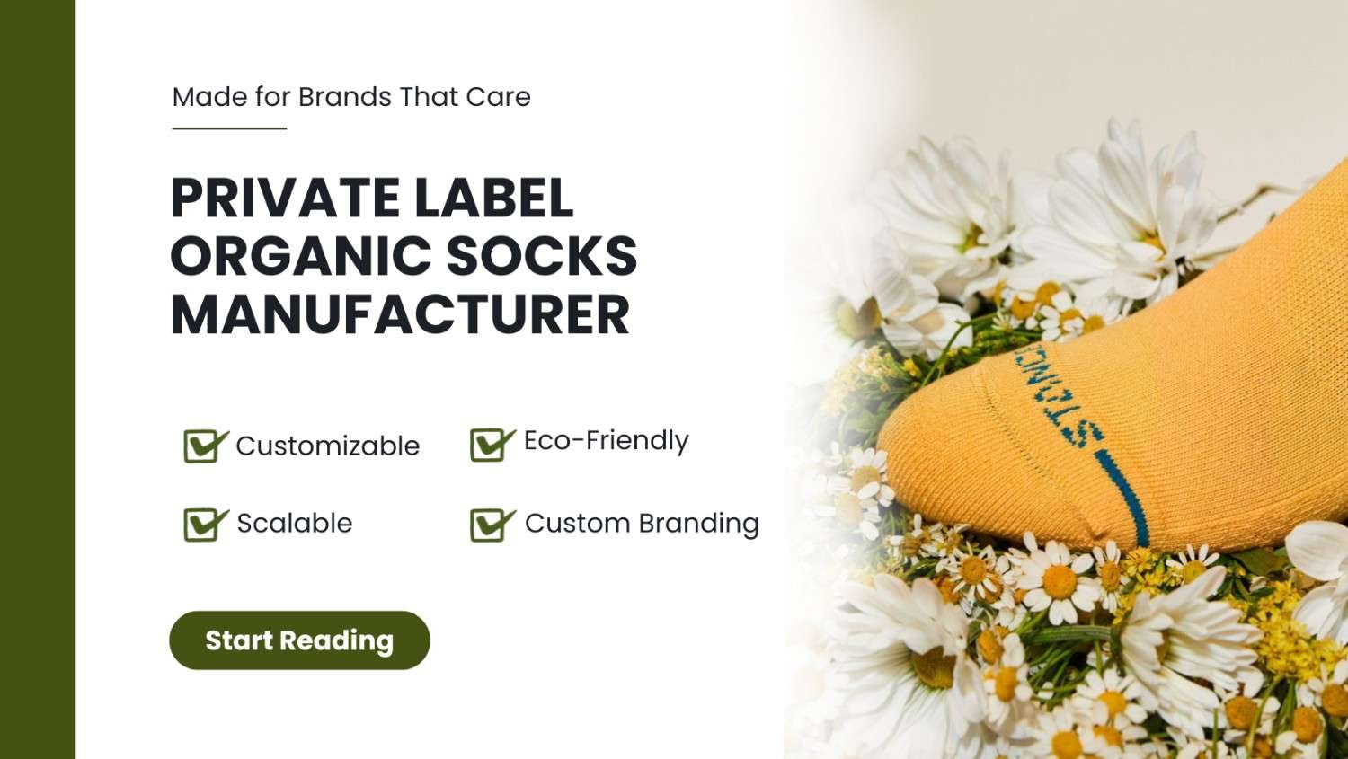 Private Label Organic Socks Manufacturer- Why Brands Are Making the Switch?