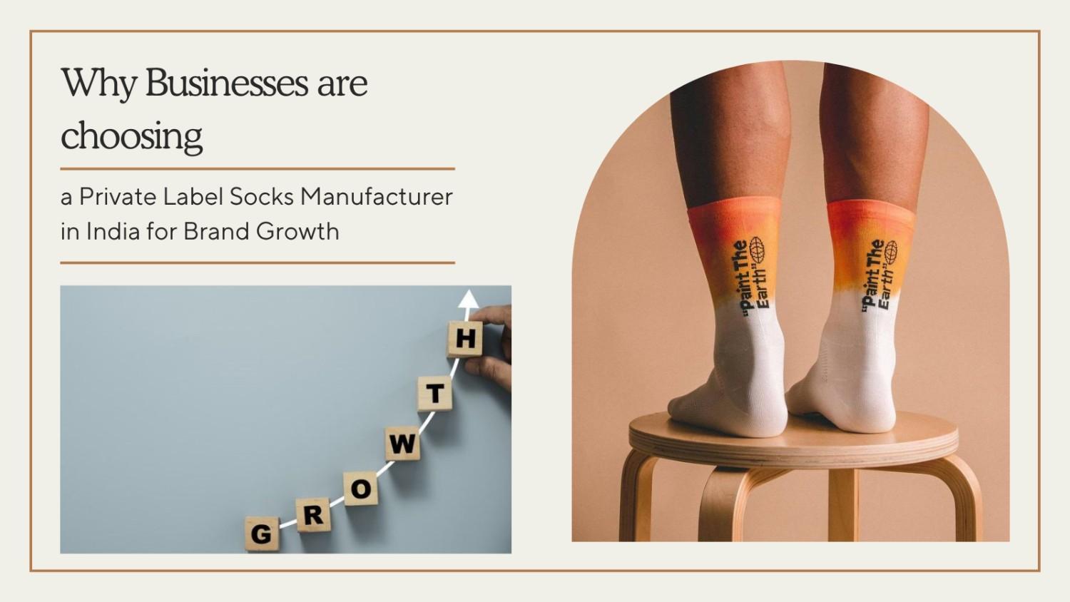 Why Businesses Are Choosing a Private Label Socks Manufacturer in India for Brand Growth