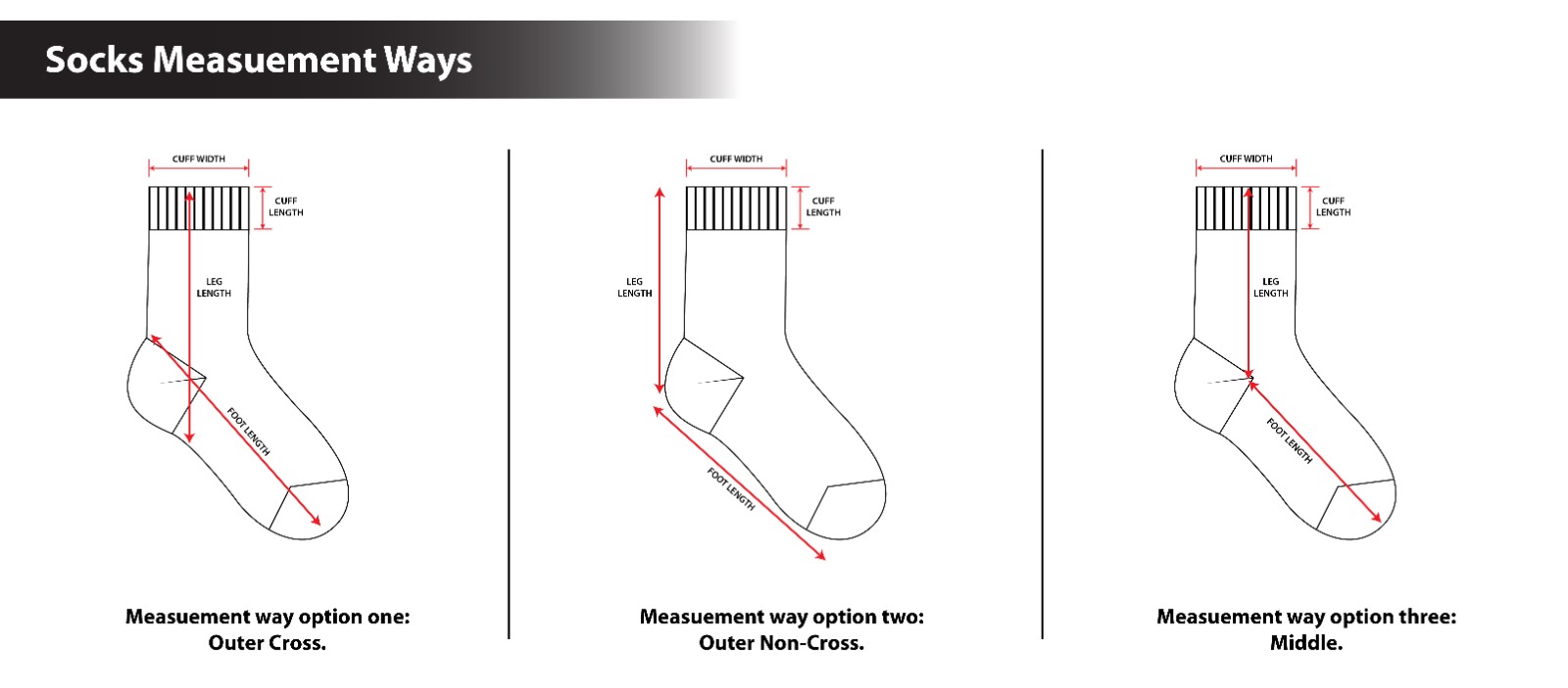 Sock Measurement and Fit Guide