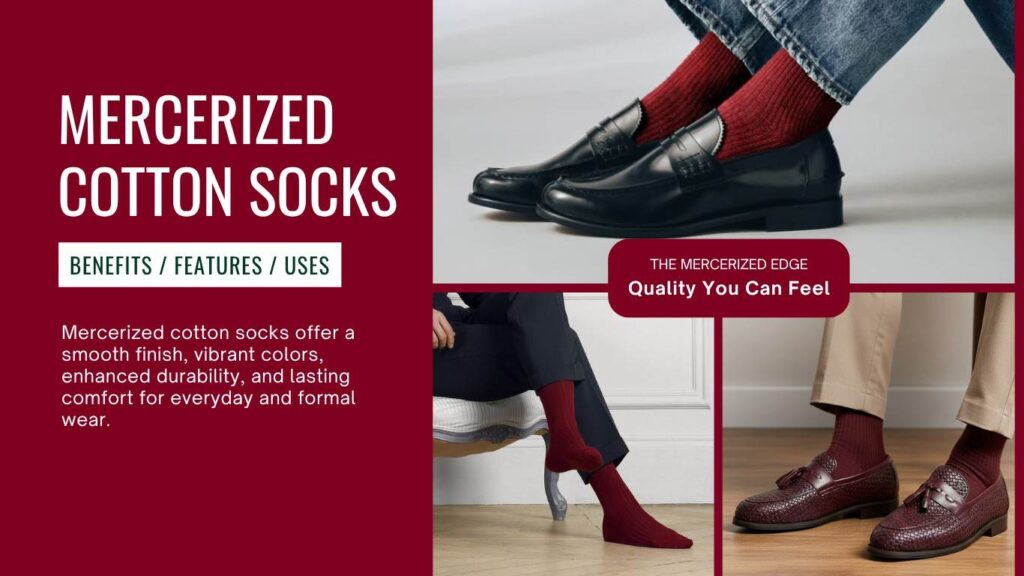 Mercerized Organised Cotton Socks