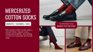 Mercerized Organised Cotton Socks